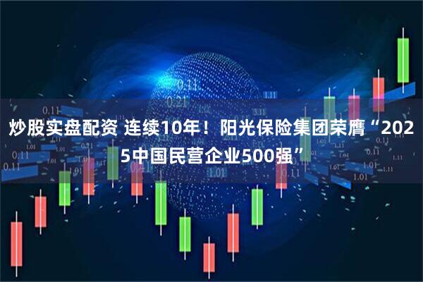 炒股实盘配资 连续10年！阳光保险集团荣膺“2025中国民营企业500强”